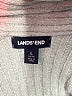 Lands' End 100% Polyester Gray Cardigan Size L - photo 7