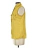 Adiva 100% Polyester Yellow Sleeveless Blouse Size S - photo 5
