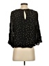 Floreat 100% Viscose Black 3/4 Sleeve Blouse Size S - photo 2