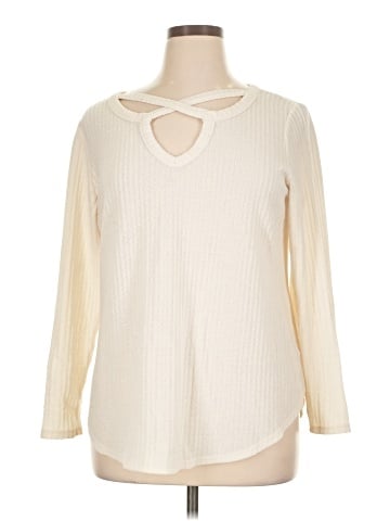 24/7 Maurices Long Sleeve Blouse (view 1)