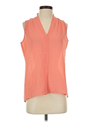Rose + Olive Sleeveless Blouse (view 1)