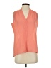 Rose + Olive 100% Polyester Orange Sleeveless Blouse Size XS - photo 1