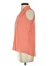Rose + Olive 100% Polyester Orange Sleeveless Blouse Size XS - photo 5