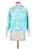 LoveShackFancy 100% Cotton Tie-dye Teal Sweatshirt One size - photo 1