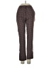 Pieces Houndstooth Brown Casual Pants Size XXS - photo 1