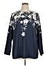 BLOOMCHIC Blue 3/4 Sleeve Blouse Size 14 - photo 1
