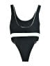 Assorted Brands Solid Black One Piece Swimsuit Size M - photo 2