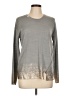 Michael Stars Metallic Silver Pullover Sweater Size Lg (2) - photo 1
