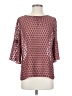 Ann Taylor 100% Polyester Burgundy 3/4 Sleeve Blouse Size XS - photo 1