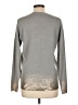 Michael Stars Metallic Silver Pullover Sweater Size Lg (2) - photo 2