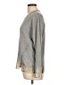 Michael Stars Metallic Silver Pullover Sweater Size Lg (2) - photo 5