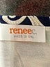 Renee C. Paisley Blue Casual Dress Size S - photo 6