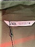 Zara Solid Green Long Sleeve Button-Down Shirt Size S - photo 7