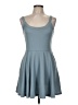 Aqua Solid Teal Casual Dress Size M - photo 1