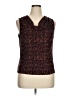 Chaps Burgundy Sleeveless Top Size XL - photo 1