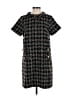 Tuckernuck 100% Polyester Tweed Black Casual Dress Size M - photo 1