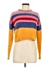 Absolutely Creative Worldwide 100% Polyester Color Block Yellow Pullover Sweater Size M - photo 1