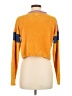 Absolutely Creative Worldwide 100% Polyester Color Block Yellow Pullover Sweater Size M - photo 2