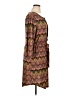 Tacera Paisley Brown Casual Dress Size XL - photo 4