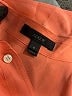 J.Crew 100% Silk Orange Blouse Size 0 - photo 7