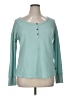 Ocean + Coast Teal Long Sleeve Top Size XL - photo 1