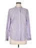 J.Crew 100% Cotton Stripes Purple Long Sleeve Button-Down Shirt Size M - photo 1