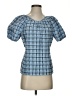 J.Crew Blue Short Sleeve Blouse Size 4 - photo 1