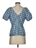 J.Crew Blue Short Sleeve Blouse Size 4 - photo 2