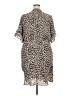 City Chic 100% Polyester Animal Print Brown Casual Dress Size 22 - photo 2