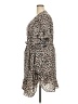 City Chic 100% Polyester Animal Print Brown Casual Dress Size 22 - photo 5