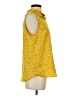 Pleione 100% Polyester Yellow Sleeveless Blouse Size S - photo 4