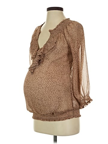 Motherhood 3/4 Sleeve Blouse (view 1)