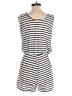 Domino Stripes White Romper Size M - photo 2