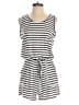 Domino Stripes White Romper Size M - photo 1
