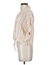 Rails Stripes Yellow Gold Short Sleeve Blouse Size S - photo 5