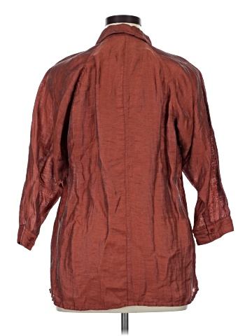 Peter Nygard 3/4 Sleeve Button-Down Shirt (view 2)