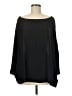 Unbranded 100% Polyester Black 3/4 Sleeve Blouse Size M - photo 1