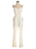Elliatt Color Block Ivory Jumpsuit Size M - photo 1