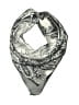 Unbranded 100% Silk Gray Silk Scarf One size - photo 1