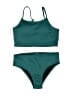 Unbranded Solid Teal Two Piece Swimsuit Size XXL - photo 1