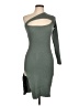 Privy Solid Green Cocktail Dress Size L (estimated) - photo 1