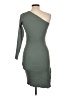 Privy Solid Green Cocktail Dress Size L (estimated) - photo 2
