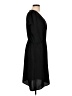 Halogen 100% Polyester Solid Black Casual Dress Size L - photo 4