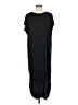 Double Zero Solid Black Casual Dress Size M - photo 2