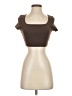 Shein Brown Tube Top Size 2 - photo 1
