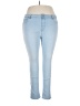 Hot In Hollywood Color Block Blue Jeans Size 2X - photo 1