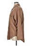 Olivia Grey Solid Brown Long Sleeve Button-Down Shirt Size 1X - photo 5