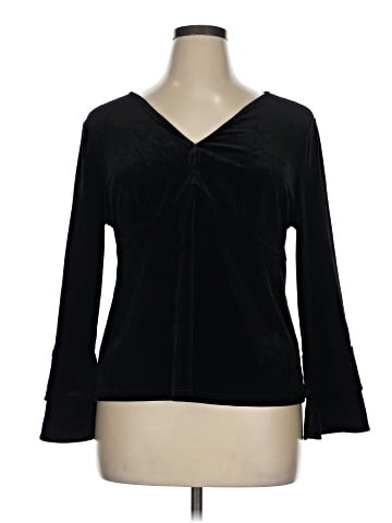 Allegra K Long Sleeve Blouse (view 1)