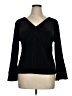 Allegra K Black Long Sleeve Blouse Size XL - photo 1