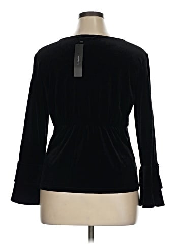 Allegra K Long Sleeve Blouse (view 2)